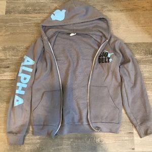 Sigma delta tau zip up hoodie